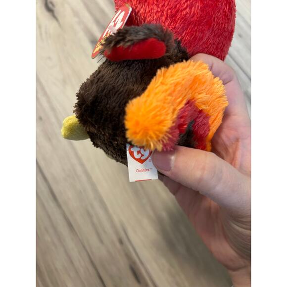 Ty Beanie Boos 2013 GOBBLES the Turkey 6" NEW Tags Plush Stuffed Animal Toy - Picture 6 of 7